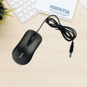 Souris Filaire MIXIE M01 USB Noir | Souris Optique 1000 DPI pour Bureau et Ordinateur Portable