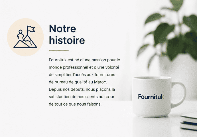 Notre histoire Fournituk