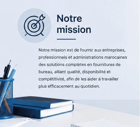 Notre mission Fournituk