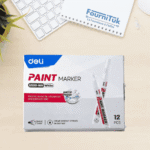 Marqueur Peinture Blanc Deli EU500-WH