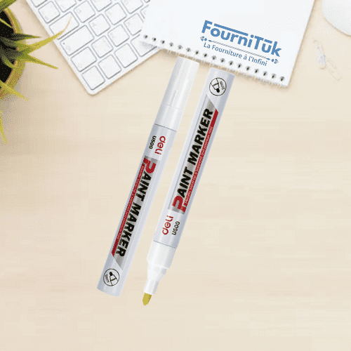 Marqueur Peinture Blanc Deli EU500-WH