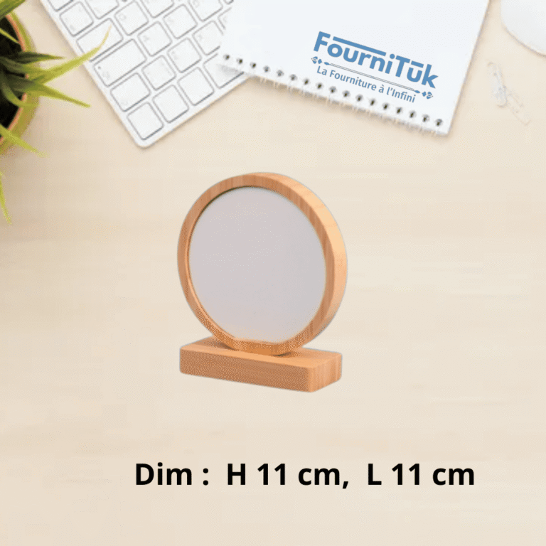 Trophée Rond en Bois Personnalisable