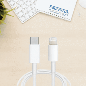 Câble USB-C vers Lightning 1 m – Charge Rapide et Synchronisation