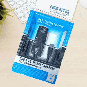 Adaptateur USB 3.0 vers Gigabit Ethernet RJ45 | Carte Réseau USB Haute Vitesse 1000 Mbps