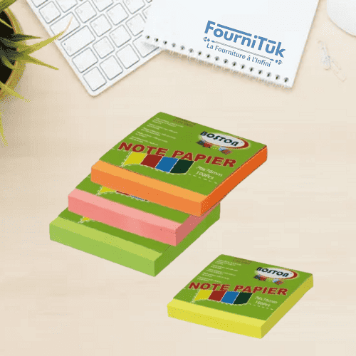 Post-it Fluorescentes BOSTON 76 × 76 mm – 100 Feuilles