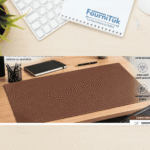 Tapis Sous Main Double Marron || Grand Modèle