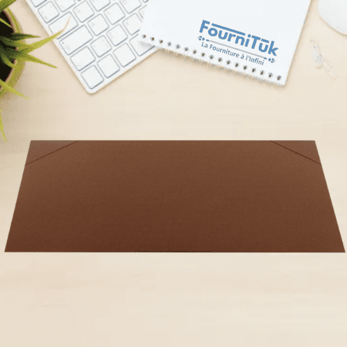 Tapis Sous Main Double Marron || Grand Modèle
