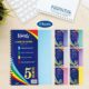 Cahier Spirale Universitaire A4 5x5 – 240 Pages, 5 Sujets