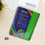 Cahier Spirale A5 6 Sujets