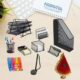 Pack Bureau 10 Articles Métal + Drapeau Marocain